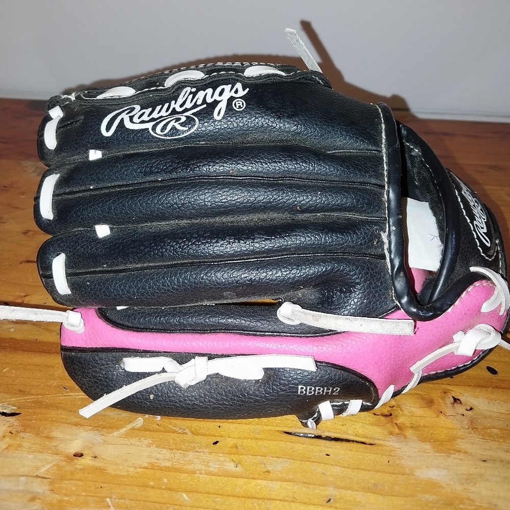 Rawlings Players Series Baseball Glove Pink & Black Pl95PB 9.5inch